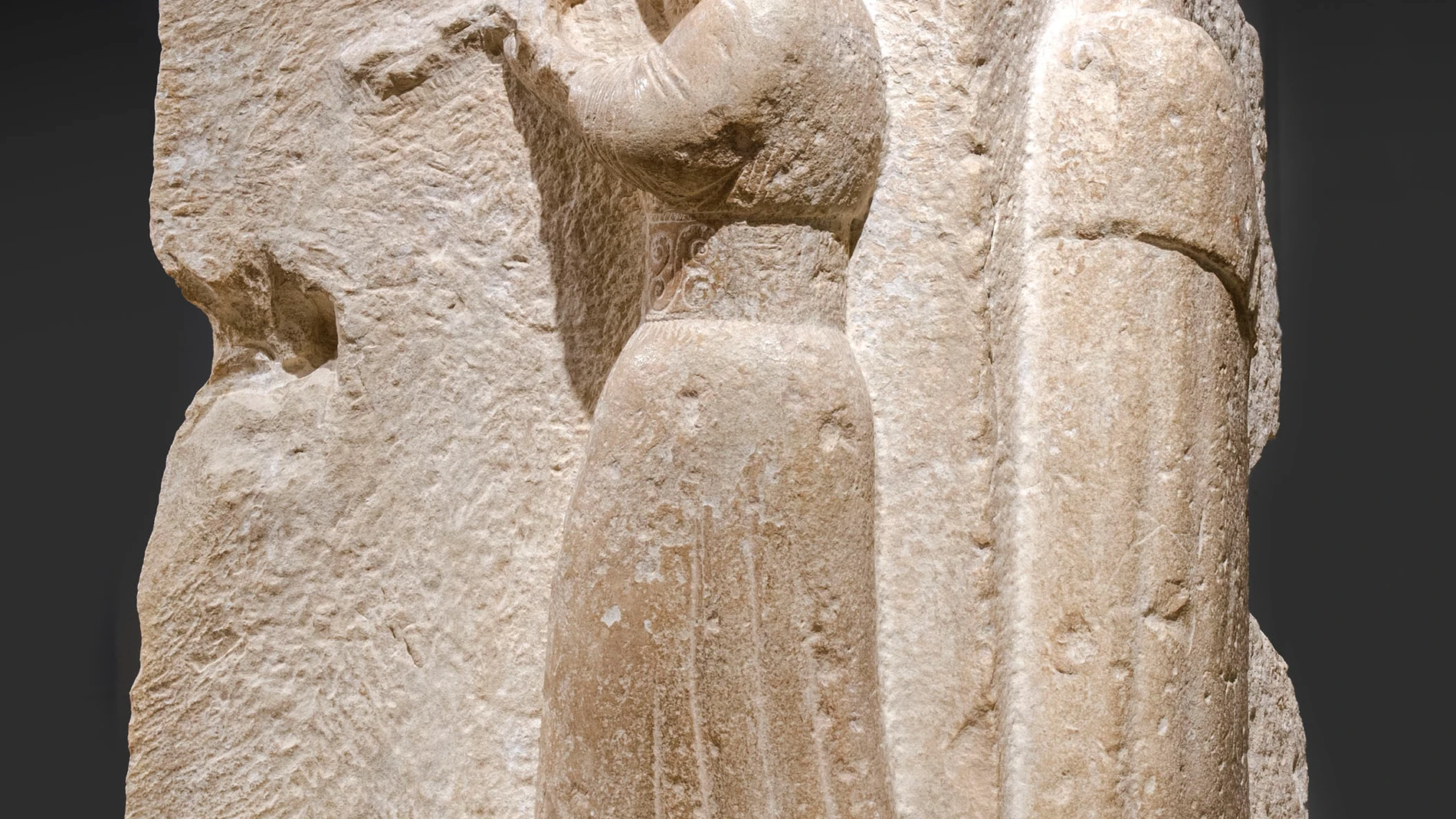 Una representación de Auletris de Osuna en el Museo Arqueológico Nacional