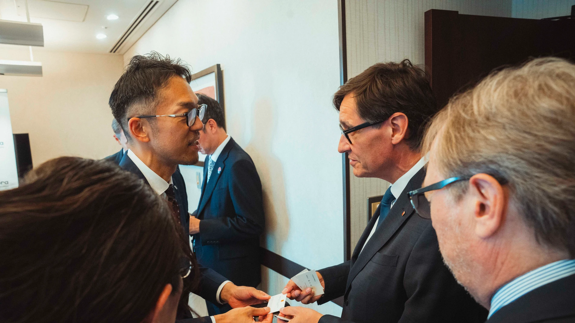Salvador Illa, ayer, durante su visita oficial a Japón
