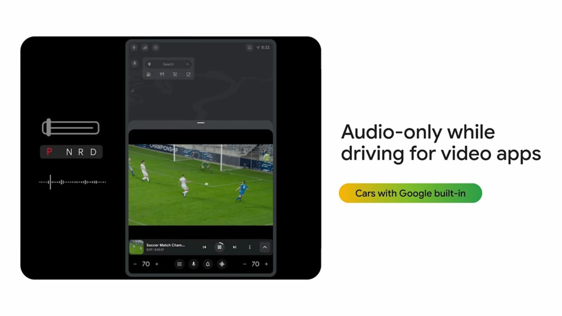Google convierte el vídeo en audio mientras conduces