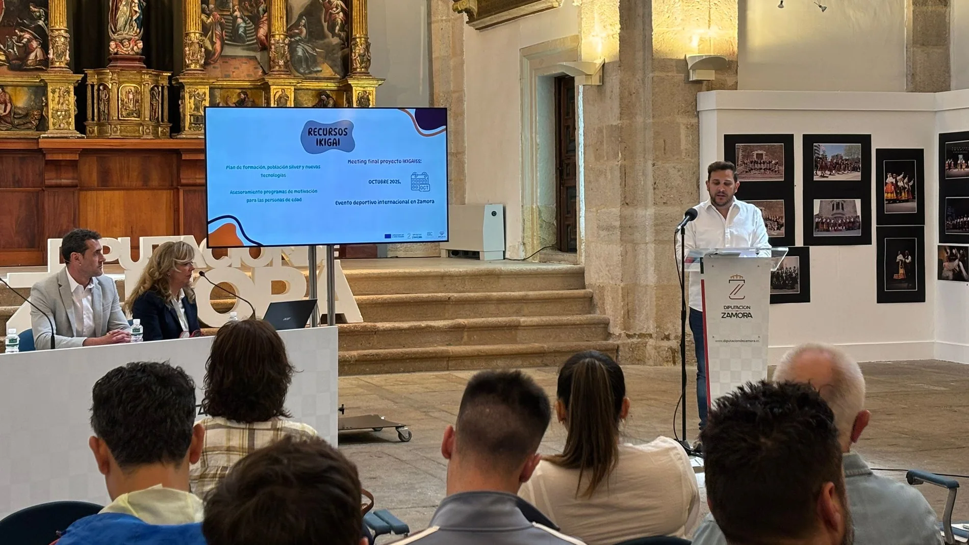 La Diputación de Zamora da conocer los resultados del proyecto Europeo Ikigai55 a través de su vicepresidente Víctor López