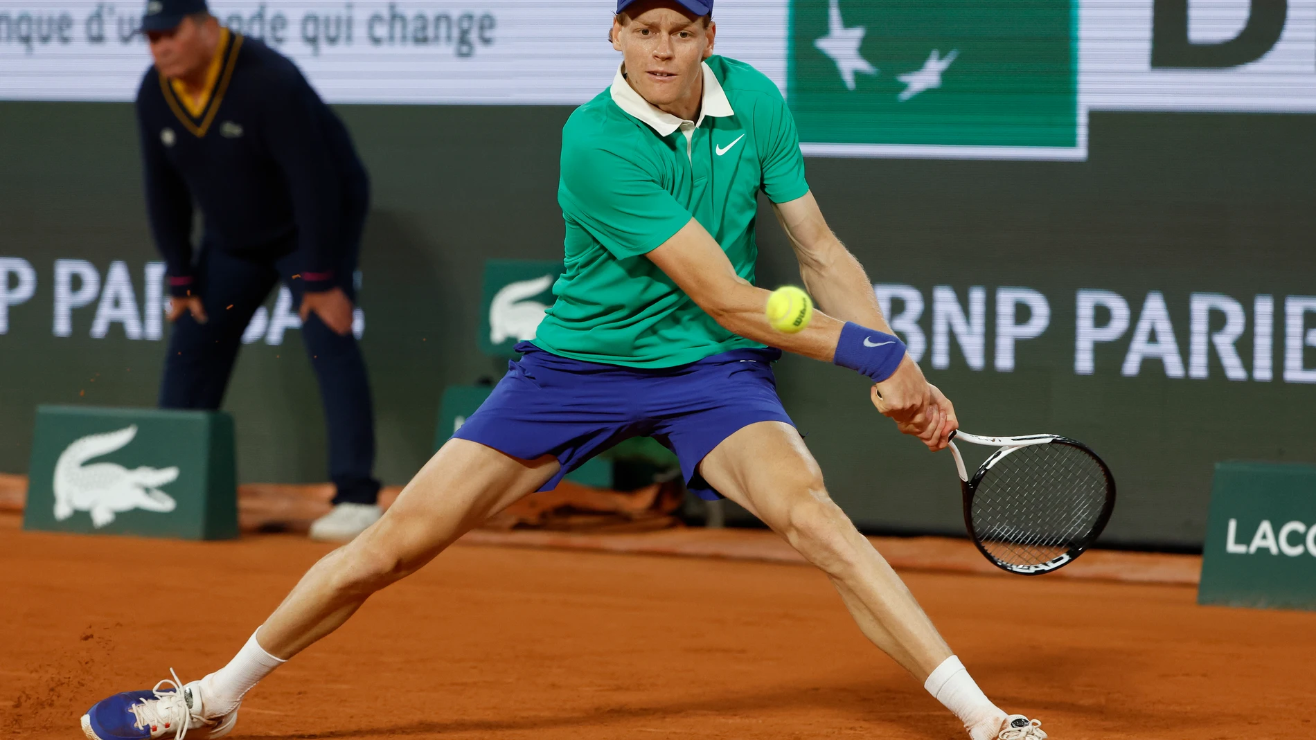 Jannik Sinner of Italy during day 2 of Roland-Garros 2025, French Open, Grand Slam tennis tournament on May 26, 2025 at Roland-Garros stadium in Paris, France - Photo Jean Catuffe / DPPIAFP7 27/05/2025 ONLY FOR USE IN SPAIN