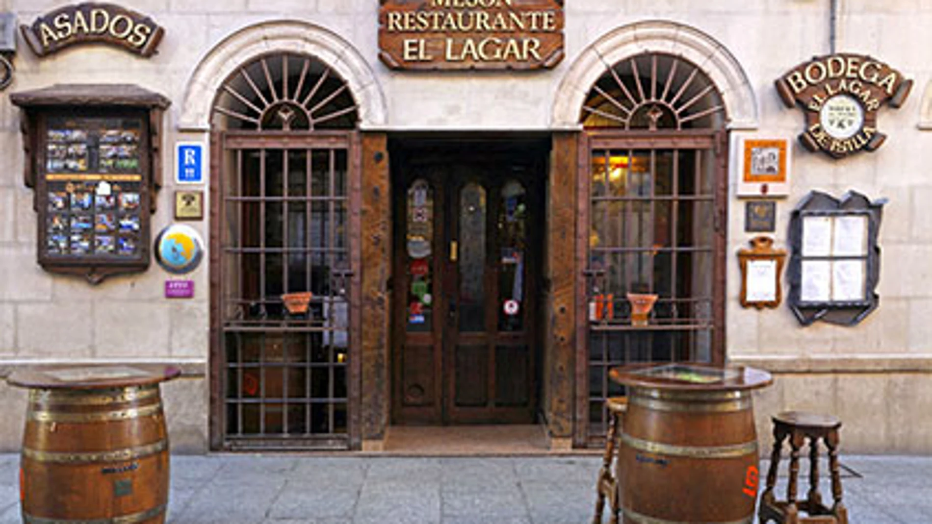 Fachada del Restaurante El Lagar en Aranda de Duero