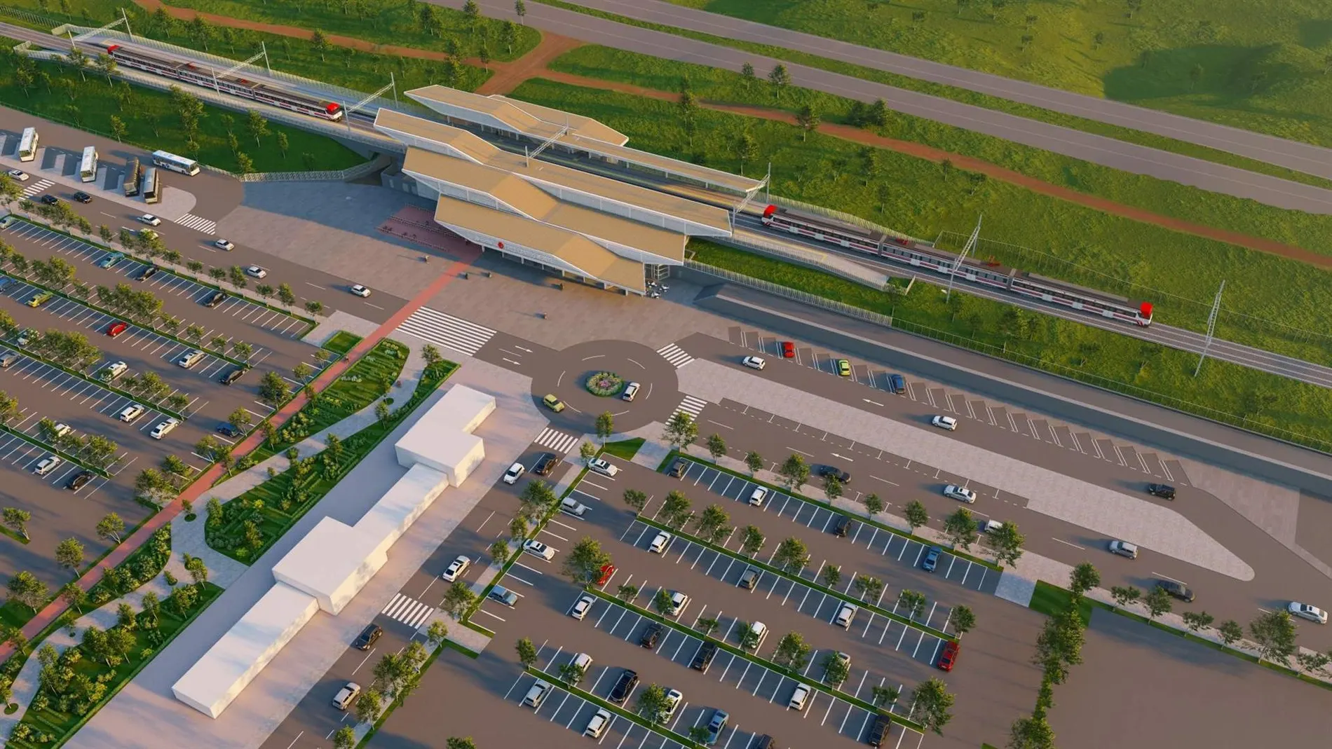 La nueva estación de Cercanías de Tres Cantos Norte conectará con el hub audiovisual y el campus universitario