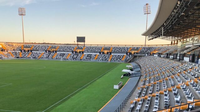 El estadio del Club Deportivo Badajoz
