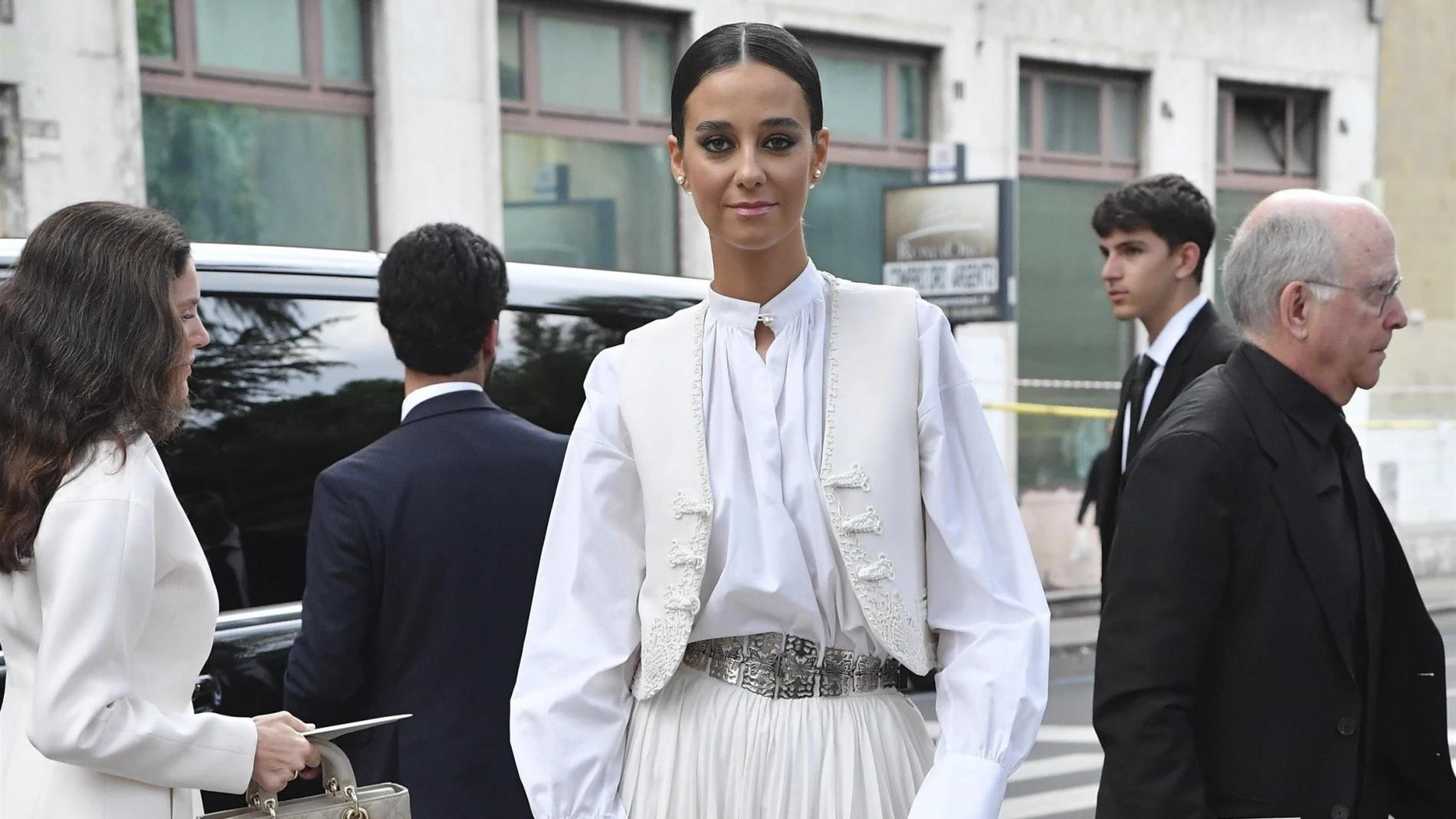 Victoria Federica en el desfile de Dior en Roma.