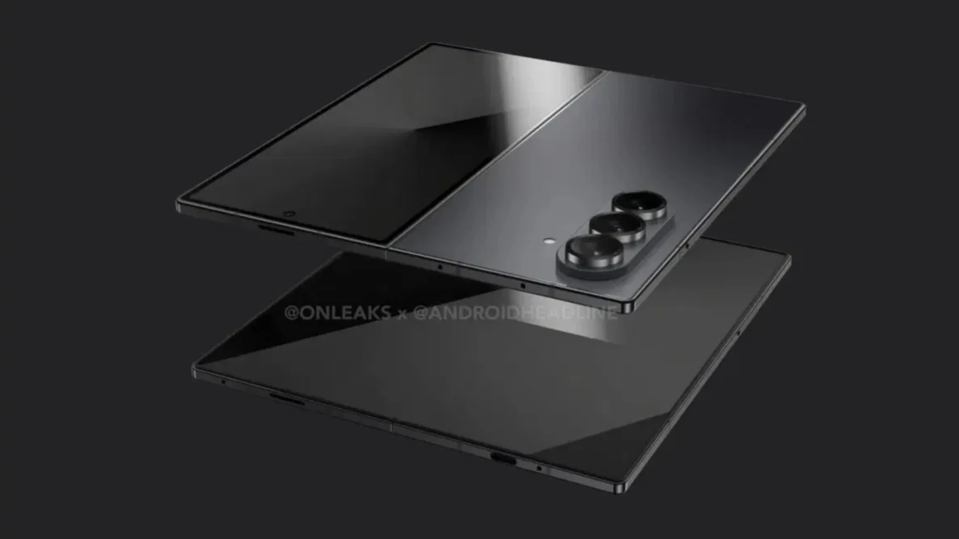 Render filtrado del nuevo Samsung Galaxy Z Fold7