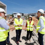 NIcanor Sen y Carlos Martínez durante su visita a las obras