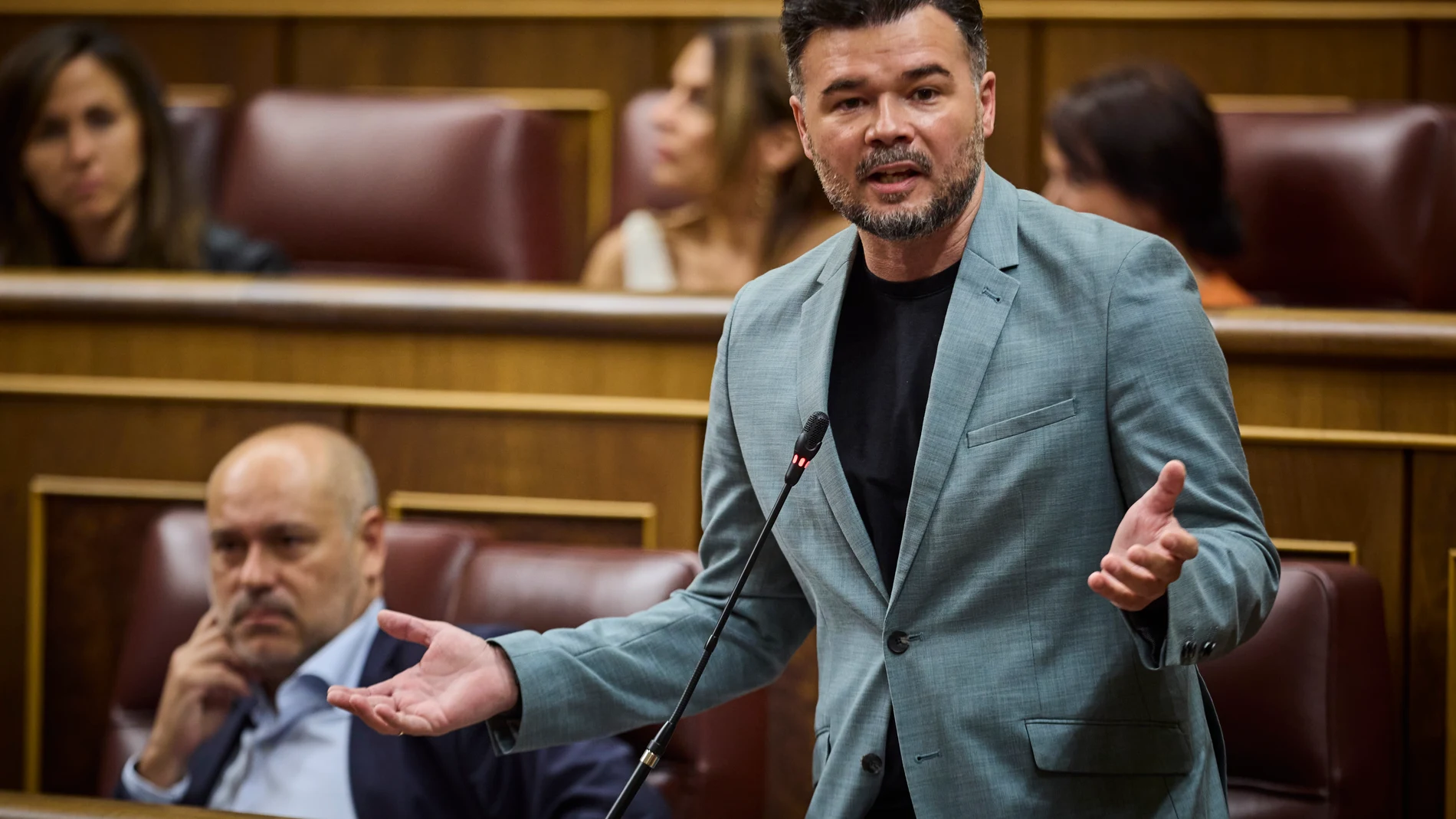Sesión de control al Gobierno en el Congreso de los Diputados. Gabriel Rufian © Alberto R. Roldán / Diario La Razón. 28 05 2025