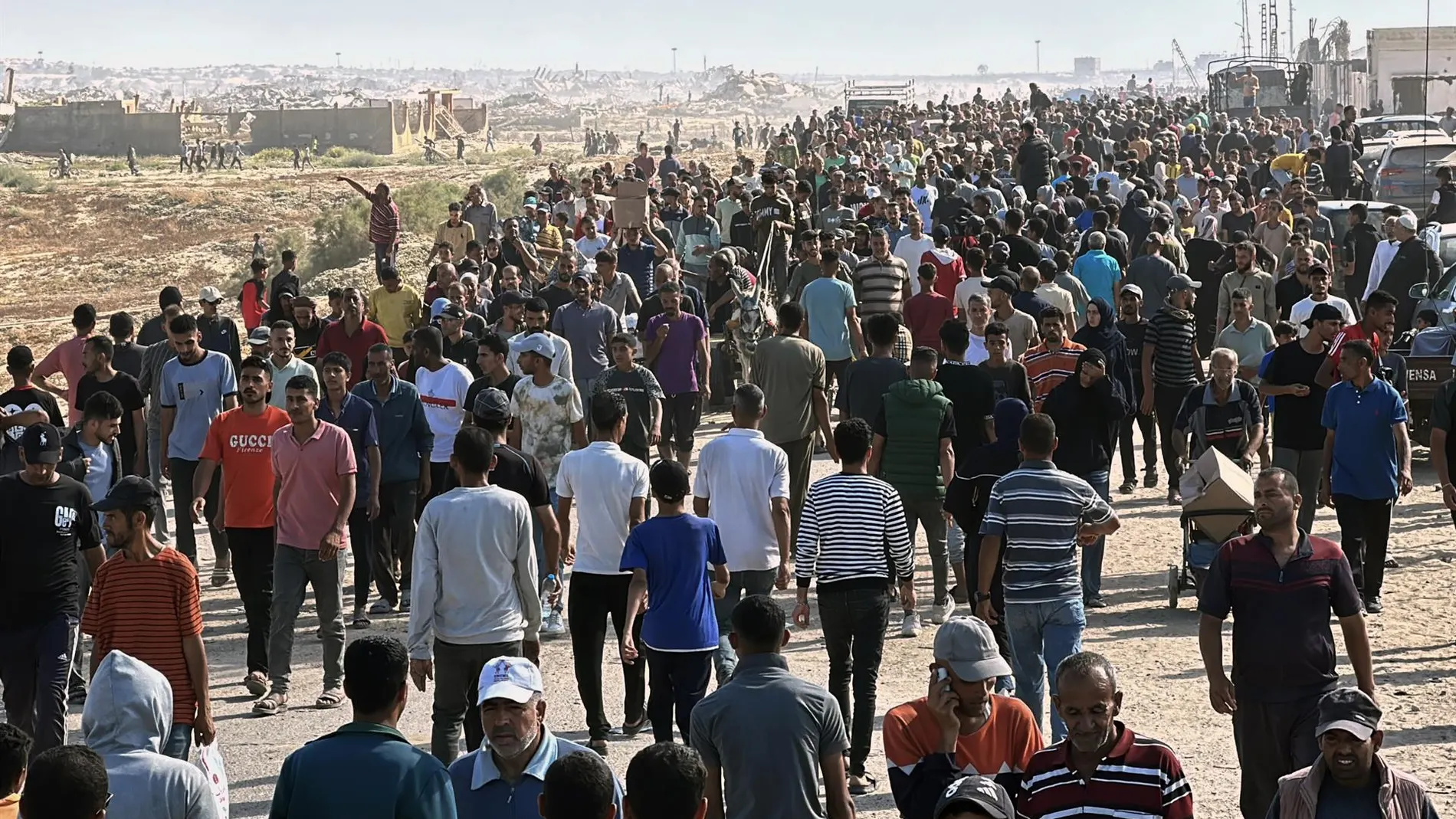 O.Próximo.- AMP.- Hamás denuncia que el sistema de Israel para reparto de ayuda es "una trampa" para los civiles de Gaza