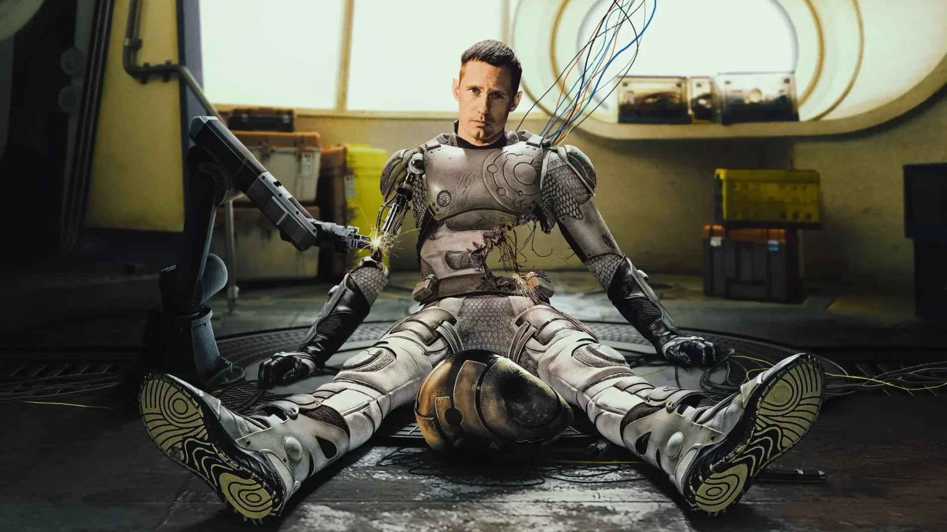 El actor sueco Alexander Skarsgård convertido en un cyborg