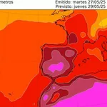 Episodio extraordinario de temperaturas máxima