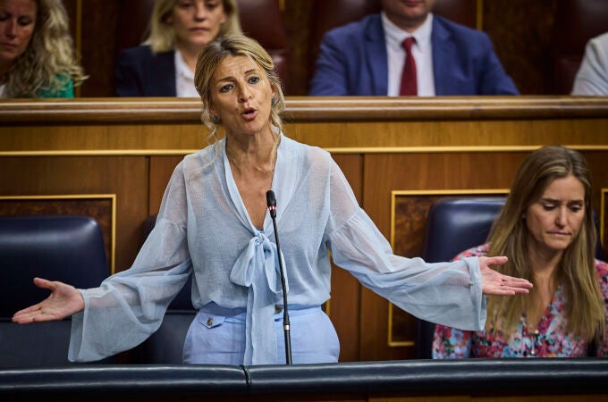 Sesión de control al Gobierno en el Congreso de los Diputados. Comparecen Yolanda Díaz, Sara Aagesen, José Man
