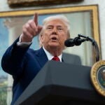 President Trump at Swearing-In Ceremony for Jeanine Pirro in Washington