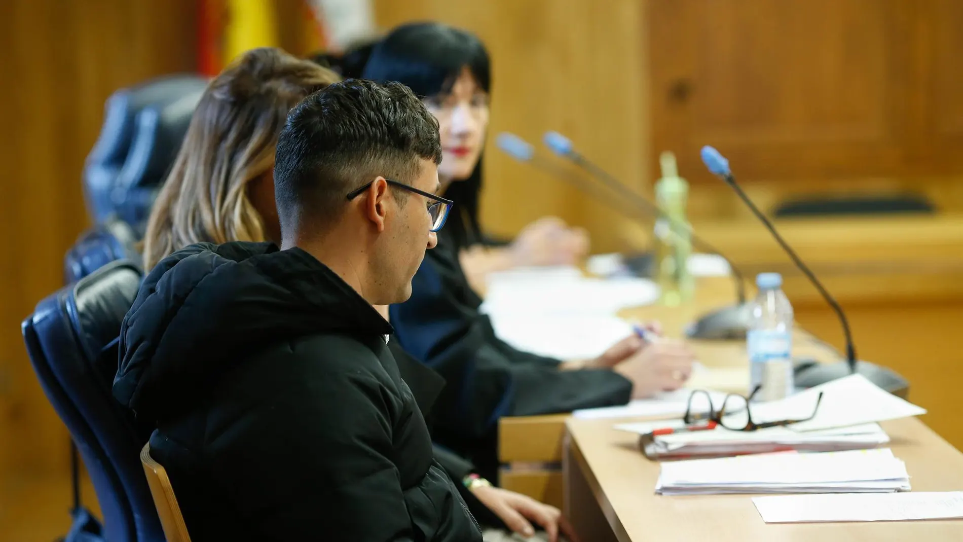 El acusado, en la última jornada del juicio.