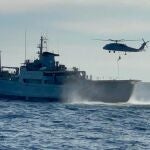 Adiós a este emblemático buque de la Armada española