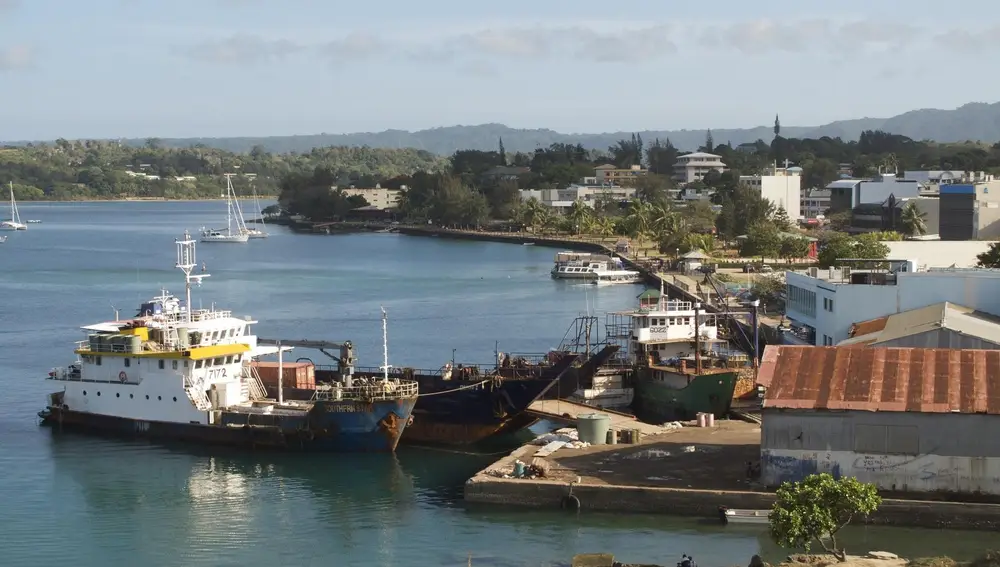 Puerto marítimo en Vanuatu