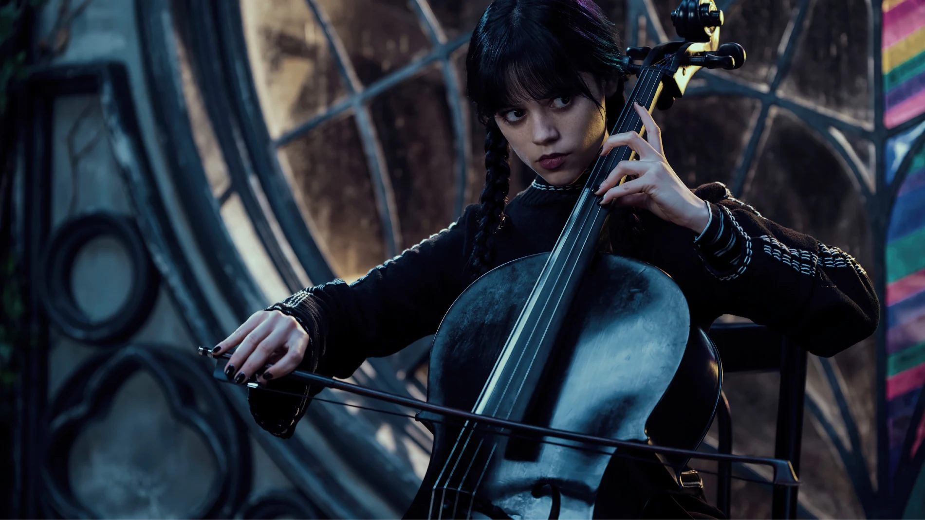 Jenna Ortega captura la esencia de Miércoles Addams