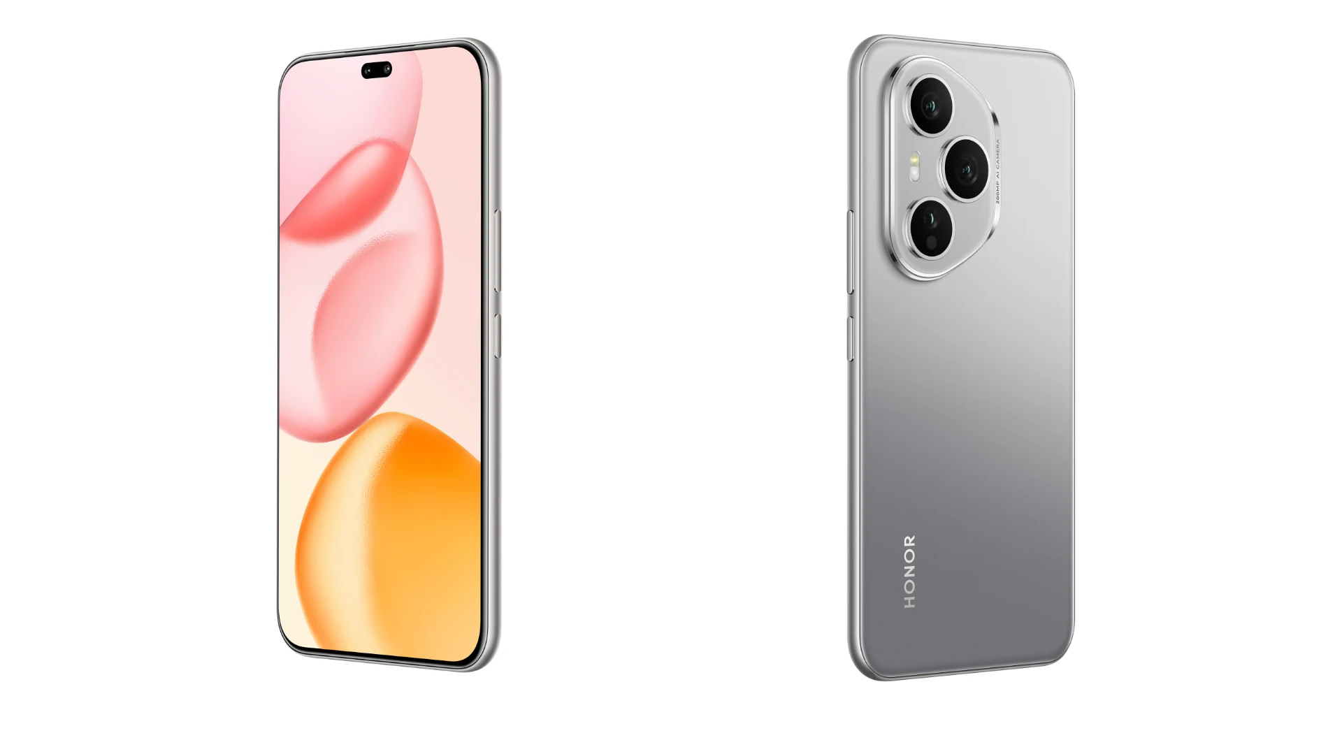 El diseño al completo del HONOR 400 Pro en su acabado "Lunar Grey"