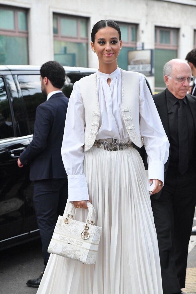 El look de Victoria Federica en el desfile de Dior.