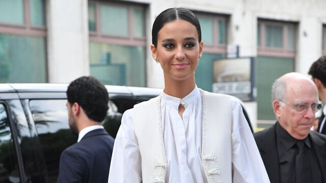 El look de Victoria Federica en el desfile de Dior.