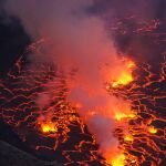 Volcán Nyiragongo, en el Congo