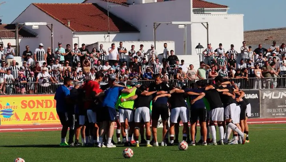 Uno de los partidos del Club Deportivo Badajoz