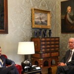 PEl presidente Marcelo Rebelo de Sousa recibe a Luis Montenegro