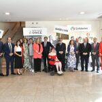 Galardonados y autoridades de los premios de la Fundación ONCE