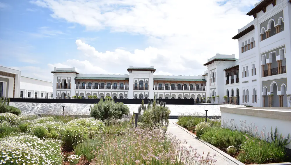 El exterior del hotel Four Seasons de Rabat