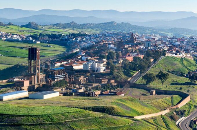 Vista parque Minero en Almadén (Ciudad Real).