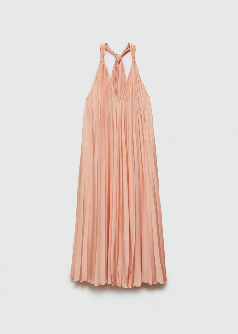 Vestido plisado.