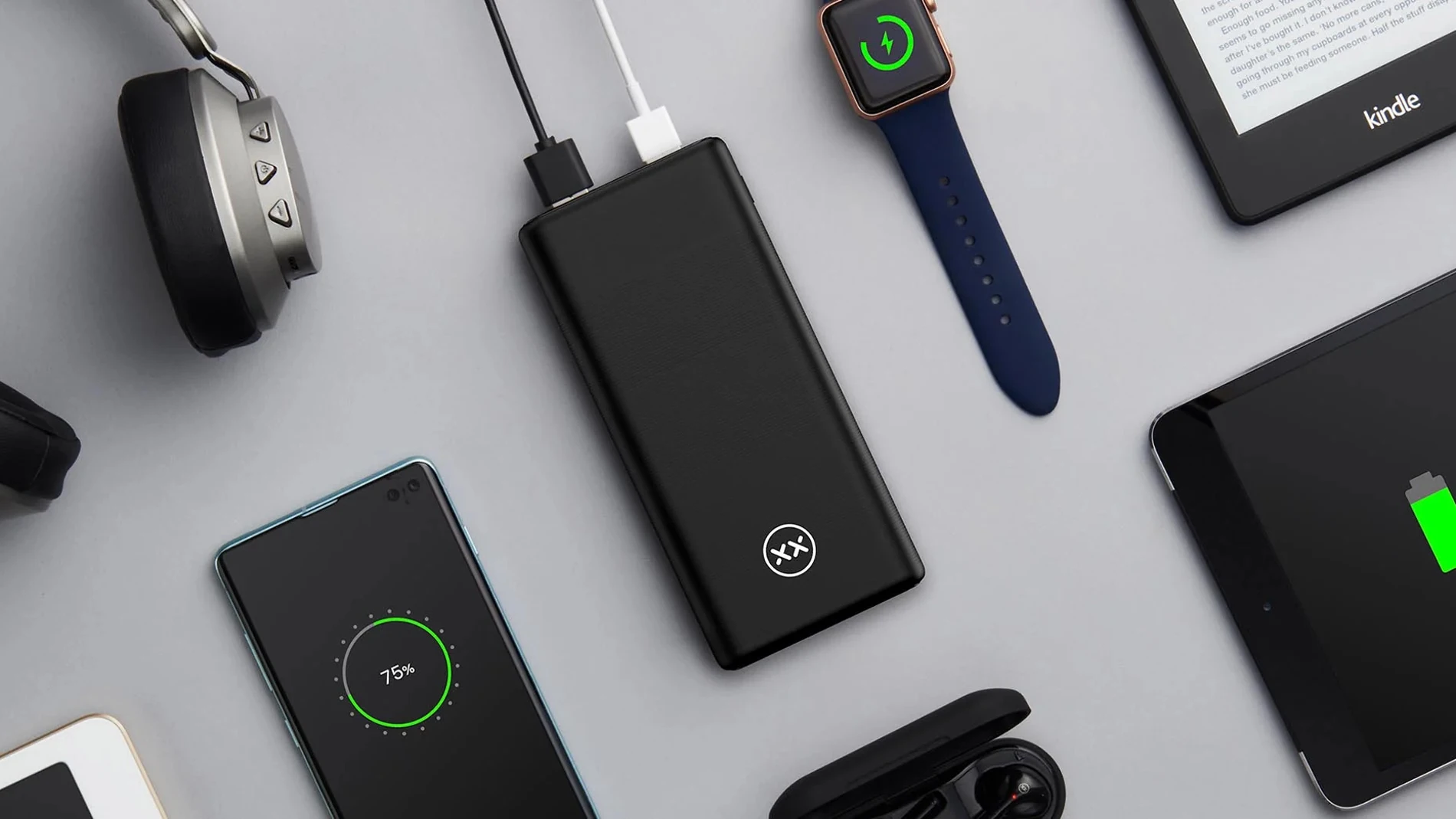 Powerbank con múltiples dispositivos