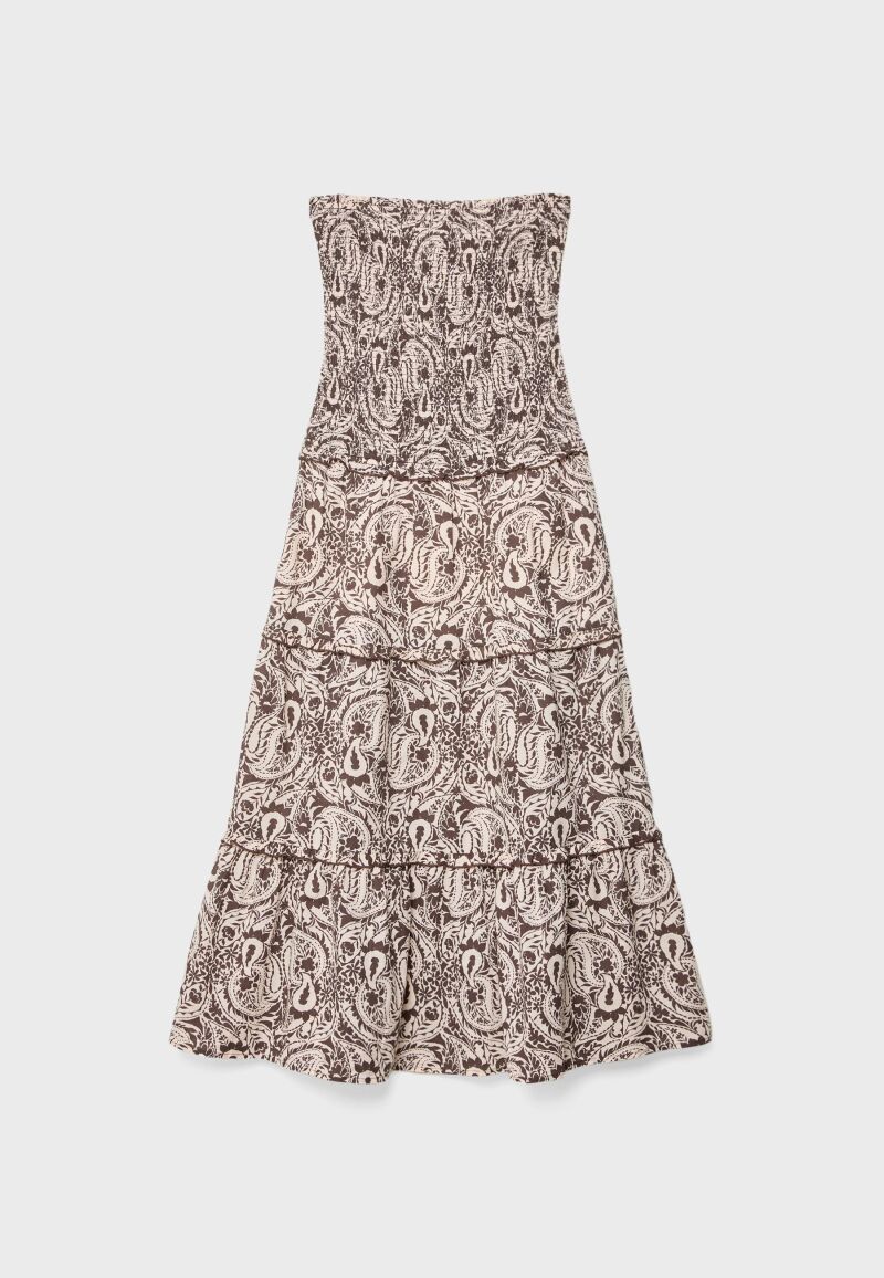 Vestido nido de abeja.