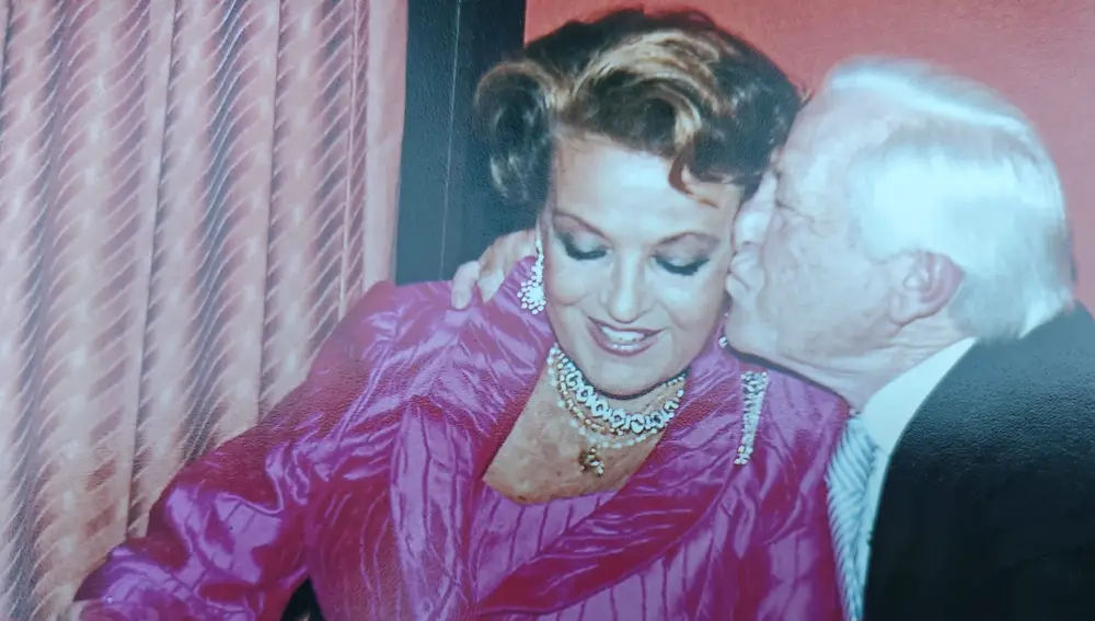 José Luis Solaguren con Carmen Sevilla.