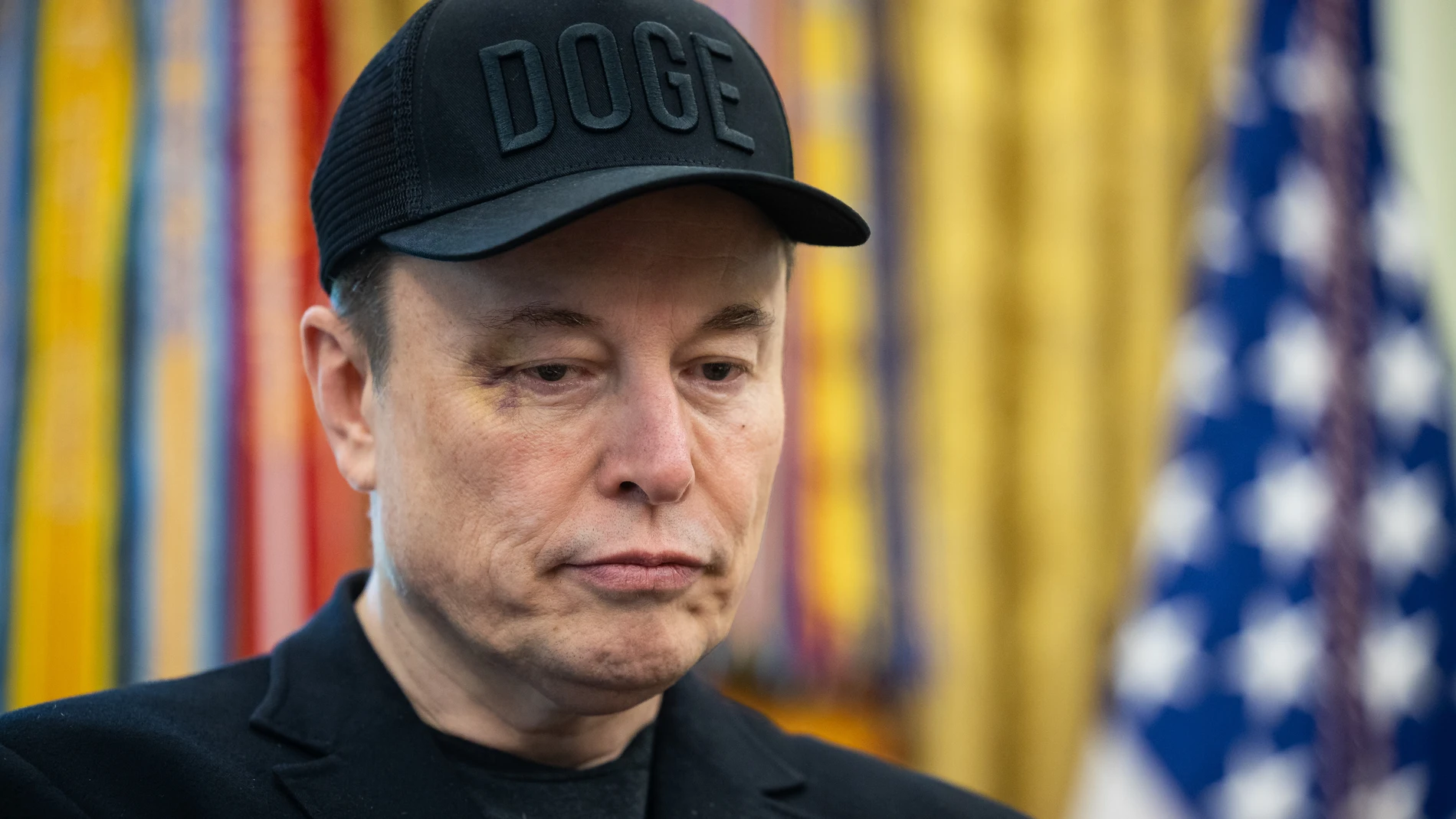 Washington (United States), 30/05/2025.- Elon Musk attends a press conference with US President Trump in the Oval Office at the White House in Washington, DC, USA, 30 May 2025. EFE/EPA/FRANCIS CHUNG / POOL
