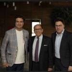 José María Ruiz junto a Carlos Álvaro y Pepe Rodríguez