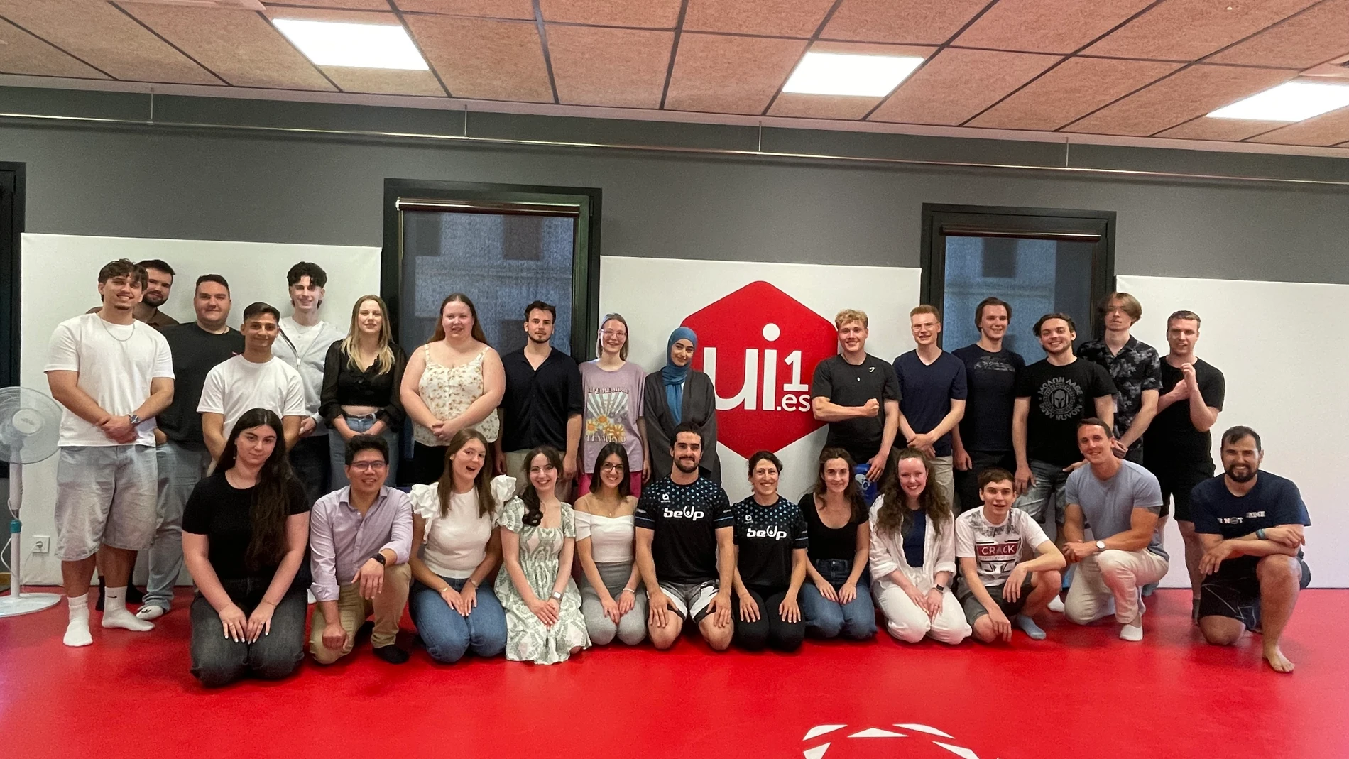 Estudiantes europeos en la Isabel I