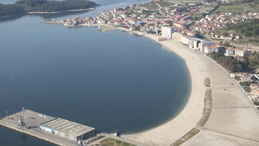 Playa de A Concha, Vilagarcía.