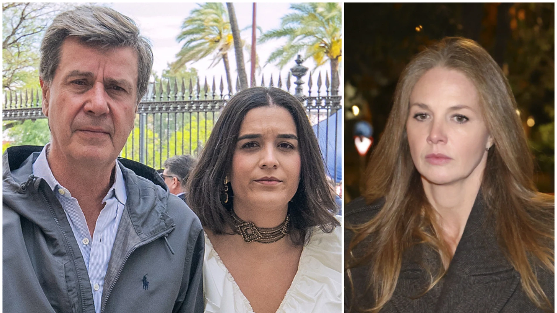 Cayetano Martínez de Irujo, Bárbara Mirjan y Genoveva Casanova