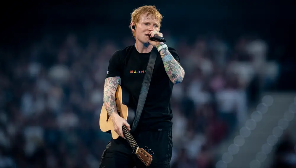 Ed Sheeran actúa en Madrid