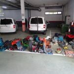 Efectos robados en vehículos comerciales en Galicia