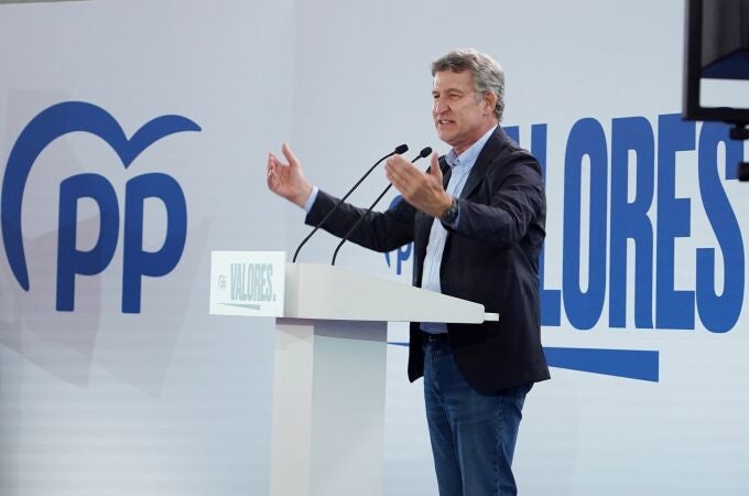 El presidente del Partido Popular, Alberto Núñez Feijóo, inicia en Valladolid la campaña para su reelección