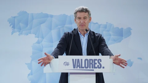 El líder del PP, Alberto Núñez Feijóo