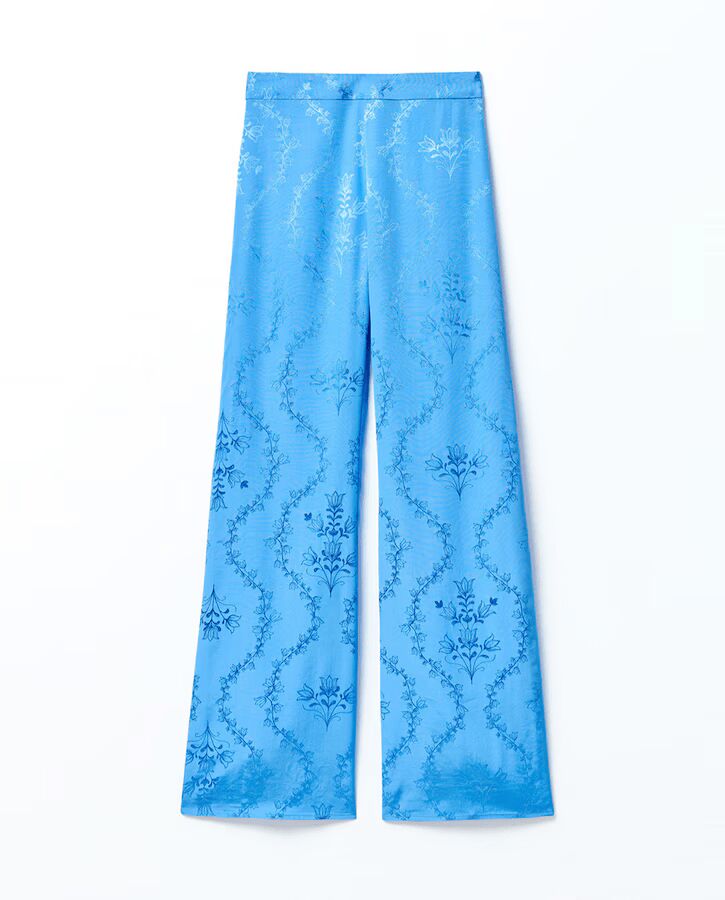 Pantalón jacquard.