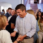 Mazón, a su llegada al acto en Náquera