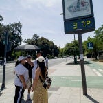 Altas temperaturas en Sevilla