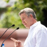 Acto del PP por los 2 años de Gobierno en Madrid con la intervenciones de Almeida, Ayuso y Feijoó.
