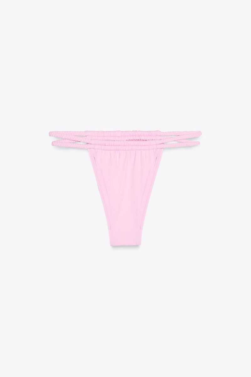 Braguita bikini cortinilla trenza.