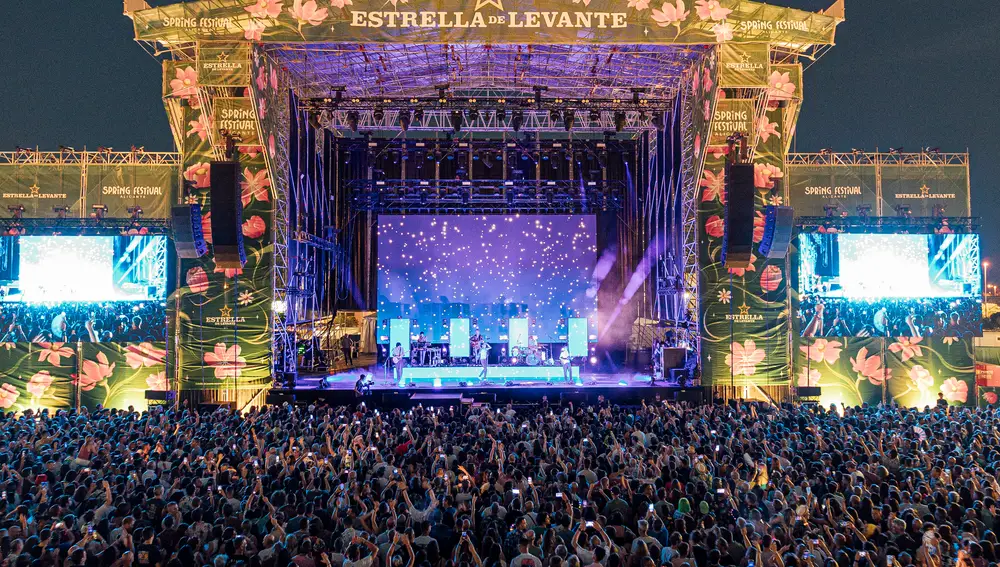 El escenario principal del Spring Festival