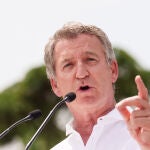 Ayuso y Feijóo hacen balance de la gestión del Gobierno madrileño en el ecuador de legislatura